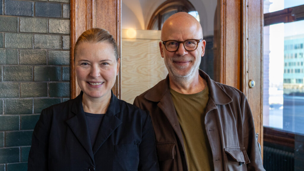 Jelena Mijanovic och Erik Stenberg, KTH, har genomfört den första kartläggningen i projektet 0 % deponi.